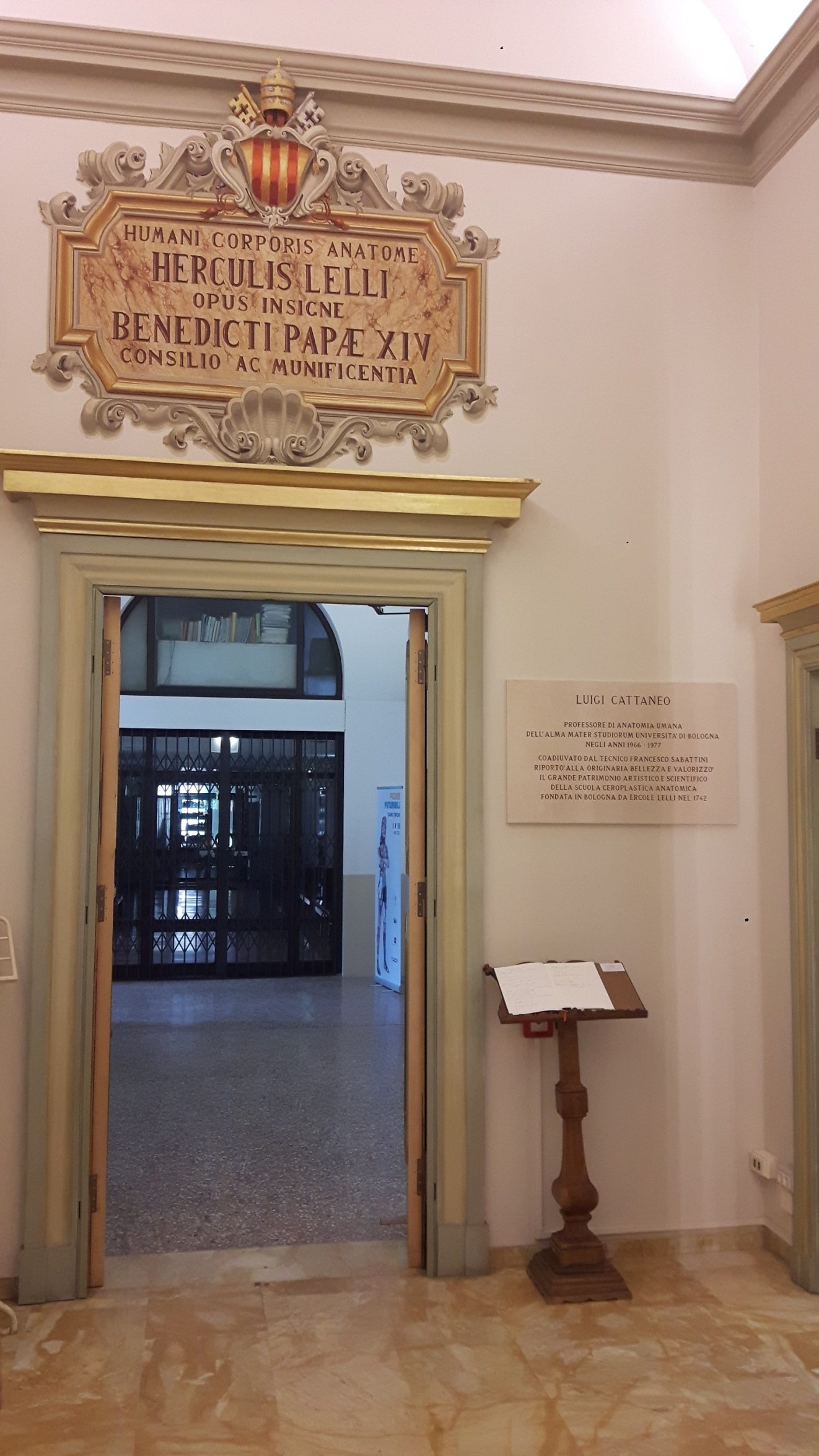 Luigi Cattaneo's memorial tablet, Bologna - 01.jpg